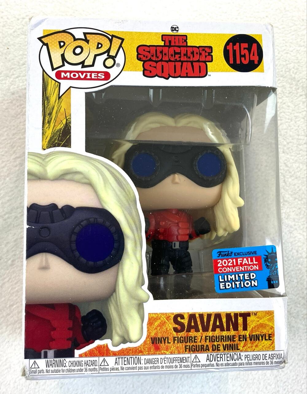 Funko POP Savant Vinyl Squad Figure New #1154 2021 Fall Ltd